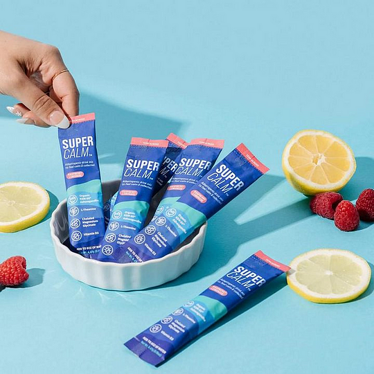 Mezcla de bebida Supracalm,limonada dframbuesa.Lteanina.Ashwagandha Ksm-66.glicinato de magnesio, vitamina D 3,suplementos para relajación y concentraciónsin azúcar, sin OGM, para llevar, 20 unidadesxDX - Image 3